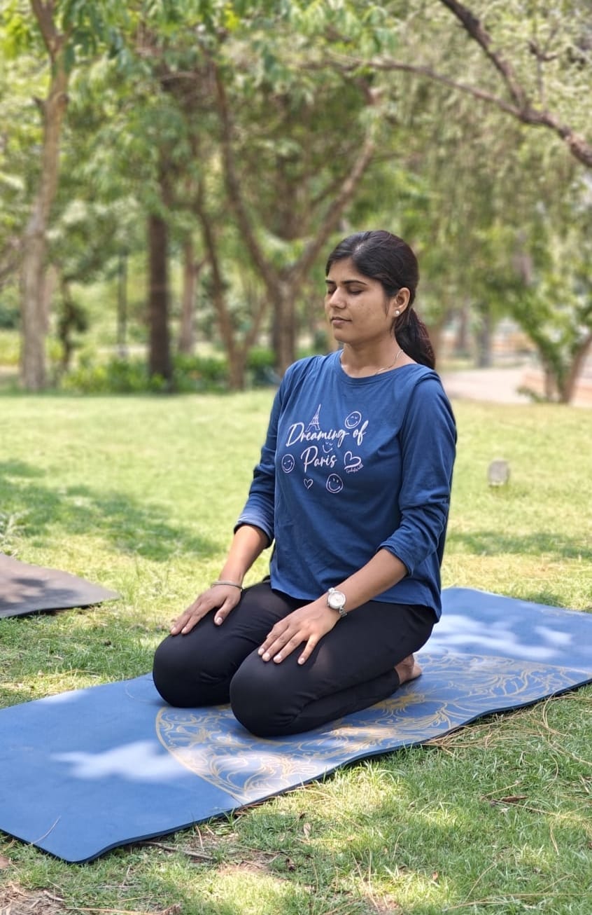 Yoga pose detail